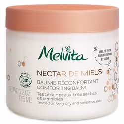 Melvita Organic Honey Body Balm, Baume, Femmes, Réparer, Apaisant, Tous types de peau, 175 ml, Pot