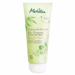 Melvita Organic Almond and Lime Tree Honey Shower Gel, Gel douche, 200 ml, Adultes, Femmes, Corps, Tous types de peau