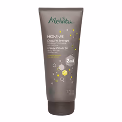 Melvita Organic Shower Shampoo - Men, 200 ml, 2-en-1 Cheveux et corps, Non-professionnel, Hommes, Cheveux normaux, Revitalisa ...