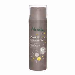 Melvita Organic Face Gel - Men, Gel nettoyant, Hommes, Tous types de peau, Hydratant, Apaisant, Flacon pompe, AQUA/WATER - AL ...
