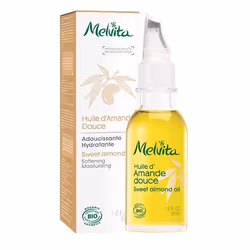 Melvita Huile d'amande bio 50ml, 50 ml, Femmes, Tous types de peau, Calmant, Hydratant, Adoucissant, Prunus Dulcis [Prunus Am ...