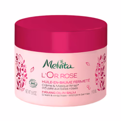 Melvita L'Or Rose , Baume, Femmes, Anti-cellulite, Raffermissant, Hydratant, Nourrissant, Peau sèche, 170 ml, Huile essentiel ...