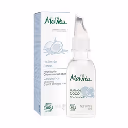 Melvita Huile de coco bio 50ml, Huile de cheveux, 50 ml, Unisexe, Cheveux abimés, Cheveux secs, Nutrition, Brillant, Adouciss ...