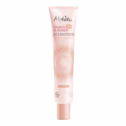 Melvita Source de Roses, BB crème, 40 ml, Clair, Légère, Femmes, Tous types de peau, Légère