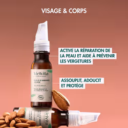 Melvita Huile d'Amande Douce Bio 50 ml - Vue supplémentaire 3