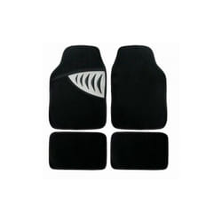 Tapis de voiture universel 4 piéces talonette alu pe