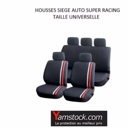 #Description# Housses universelles pour couvrir les sièges de la voiture. ces housses sont livrées complètes avec - Les deux  ...