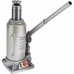 Cric bouteille hydraulique 12 tonnes. Levage maximum 12 tonnes Levage vérin 170mm Levage par vis 85 mm Développement: de 235 ...