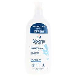 Biolane Expert Gel Lavant Corps et Cheveux 500 ml + 250 ml Offert