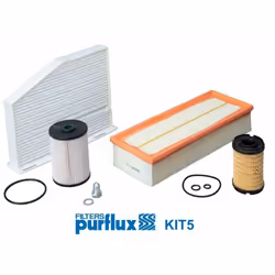 Kit de filtres Mann CFFB PURFLUX Caractéristiques Hauteur : 230mm Longueur : 380mm Largeur : 255mm Etat : Neuf KIT5 de filtre ...