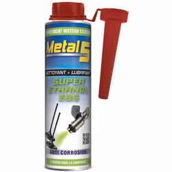 Nettoyant injecteur soupapes super ethanol E85 300ml Metal 5 Le Super ethanol E85 est un carburant non additivé à l’origine.  ...