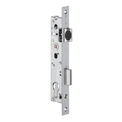 Serrure monopoint à larder pour profil étroit pêne dormant demi-tour 36mm - STREMLER - 2260.36.0