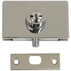 Assa Abloy - Serrure de vitrine 1 cylindre chromé mat - stremler - 1450.31.0