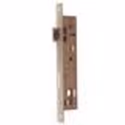 Serrure monopoint à larder cylindre pêne dormant demi-tour longueur 28mm - STREMLER - 2460.28.0