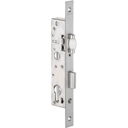 Serrure monopoint à pêne dormant et rouleau 39 mm - STREMLER - 2464.39.0