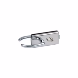 Description générale Serrure de milieu à barillet 4300, modèle à béquille double, conçue pour une utilisation sur portes en v ...