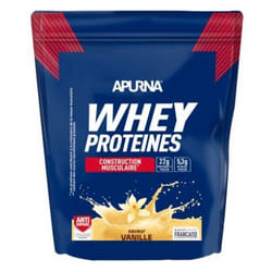 Apurna Whey Protéines Construction Musculaire 720 g - Saveur : Vanille