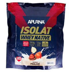 Apurna Isolat Whey Native 720 g - Saveur : Praliné