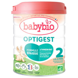 Babybio Optigest 2 Formule Épaissie de 6 à 12 Mois Bio 800 g