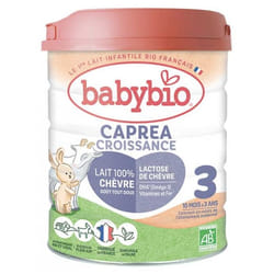 Babybio Caprea Croissance 3 au Lait de Chèvre de 10 Mois à 3 Ans Bio 800 g