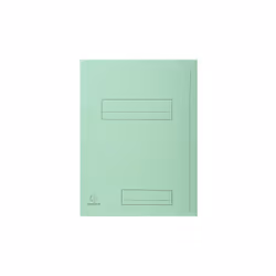 Exacompta 335004E, Porte-documents, A4, Carton, Vert, 210 g/m², 240 mm