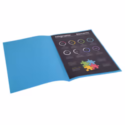 Exacompta 807019E fichier Carton Bleu A4