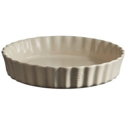 PLAT A TARTE TOURTIERE HAUTE 24 CM ARGILE - EMILE HENRY