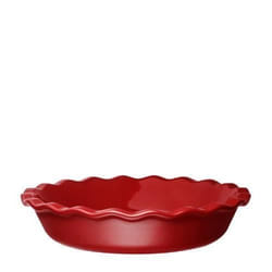 Emile Henry Ceramic Pie Dish, Burgundy