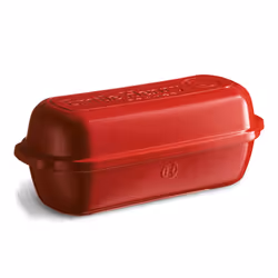 Emile Henry EH349503, Moule à pain, Ovale, 4,5 L, -20 °C, 270 °C, Rouge