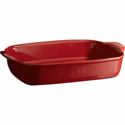 Plat au four EMILE HENRY rectangulaire 43x27cm Grand Cru rouge