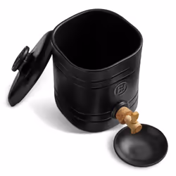 Emile Henry EH716682 0 distributeur huile / vinaigre 2,5 L Vitrocéramique Noir