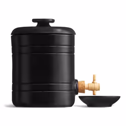 Emile Henry EH716682 0 distributeur huile / vinaigre 2,5 L Vitrocéramique Noir