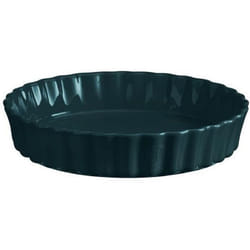 Plat à tarte - EMILE HENRY - 28 cm - Céramique - Bleu Belle Ile - Compatible lave-vaisselle