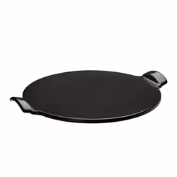 Emile Henry Smooth Pizza Stone, Noir, pierre, 435 mm, 33 mm, 2,6 kg