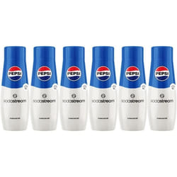 Sodastream - Lot de 6 concentrés PEPSI - 440ml