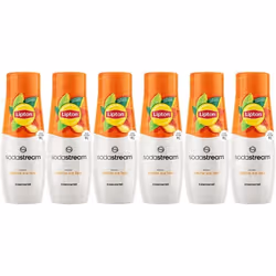 Concentrés SODASTREAM - Lot de 6 concentrés Lipton Ice Tea - Jusquà 54L de boissons - 440 ml