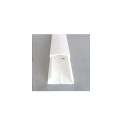 Moulure blanche 34x17mm (vendu au mètre) sans cloison avec couvercle Atriane 6130952 Rehau 735720