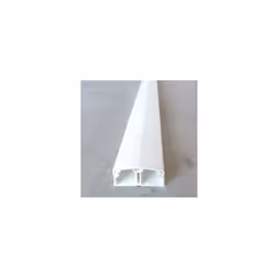 Moulure blanche 34x17mm (vendu au mètre) 1 cloison avec couvercle Atriane 6130953 REHAU 735721 Vendu au mètre - Conditionné p ...