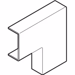 Angle plat AX 22x10mm blanc pour moulure Axis mini - OBO BETTERMANN - 6133983