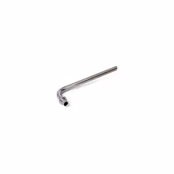 Canne coudée en inox, esthétique et résistent à la corrosion. / / Longueur : 300 mm / Diamètre : 12 mm / Matière : Laiton / T ...