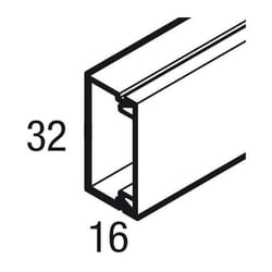 Moulure axis mini 32X16 2ml Rehau Equipement - Blanc