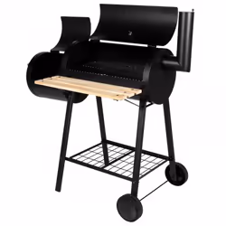 Somagic Fumoir Barbecue Chariot Charbon de bois (combustible) Noir - Vue supplémentaire 2