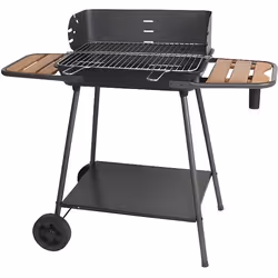 Somagic - barbecue charbon promenade cuve fonte 54x88cm 2 tablettes souflerie flo - 335537
