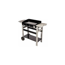 ASCAIN Plancha à gaz 2 feux 6kW - Bois