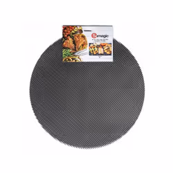 Fibre de verre + revêtement PTFE noir. Épaisseur 1mm. Diamètre 48cm.