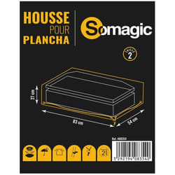 Housse de protection pour plancha - Non spécifié - L83x l54 x H27cm - Polyester - Noir