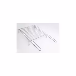 GRILLE SIMPLE SUR PIEDS 40X37 ACIER CHROME