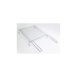 GRILLE SIMPLE SUR PIEDS 40X37 ACIER CHROME