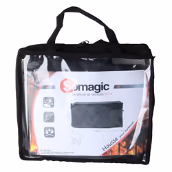 Housse de protection en polyester avec revêtement PVC, œillets, cordon de serrage, stopper et protection anti-UV. Convient po ...