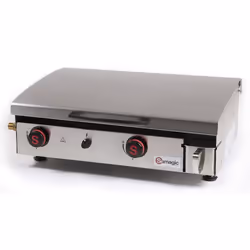 Plancha gaz 2 brûleurs Arenc 6 kW - Somagic